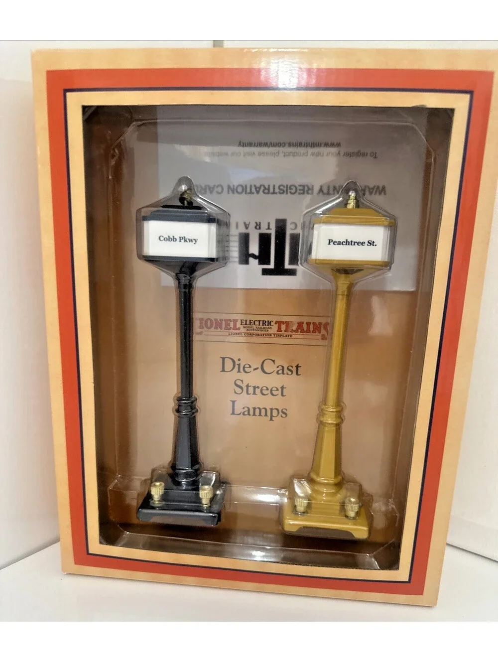 MTH 11-90113 No 57 Corner Street Lamp Set 2012 TCA Convention Exclusive O Gauge